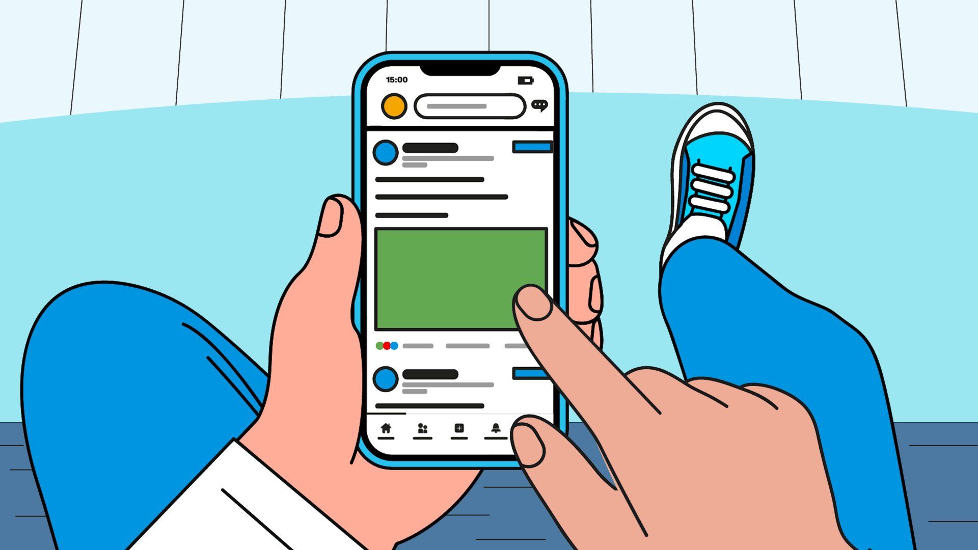 Lecture des actualités SASETY sur smartphone, du bout du doigt