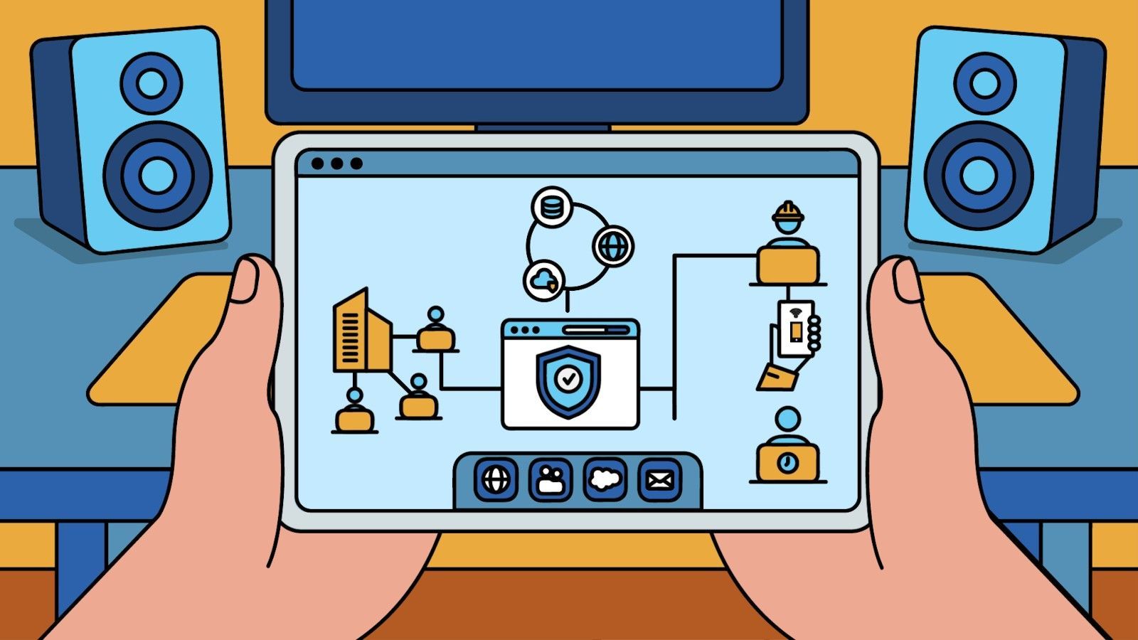 Design: tailor‑made network and security architecture