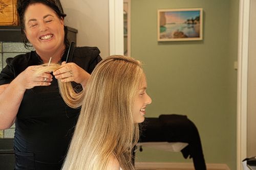 Hair cutting at Enhance Health and Wellness Retreat, Makarau, Rodney, Auckland