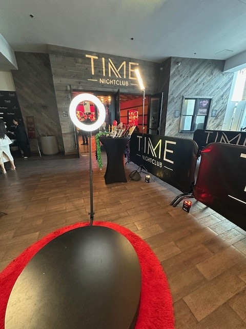 360 video booth at time nightclub costa mesa
