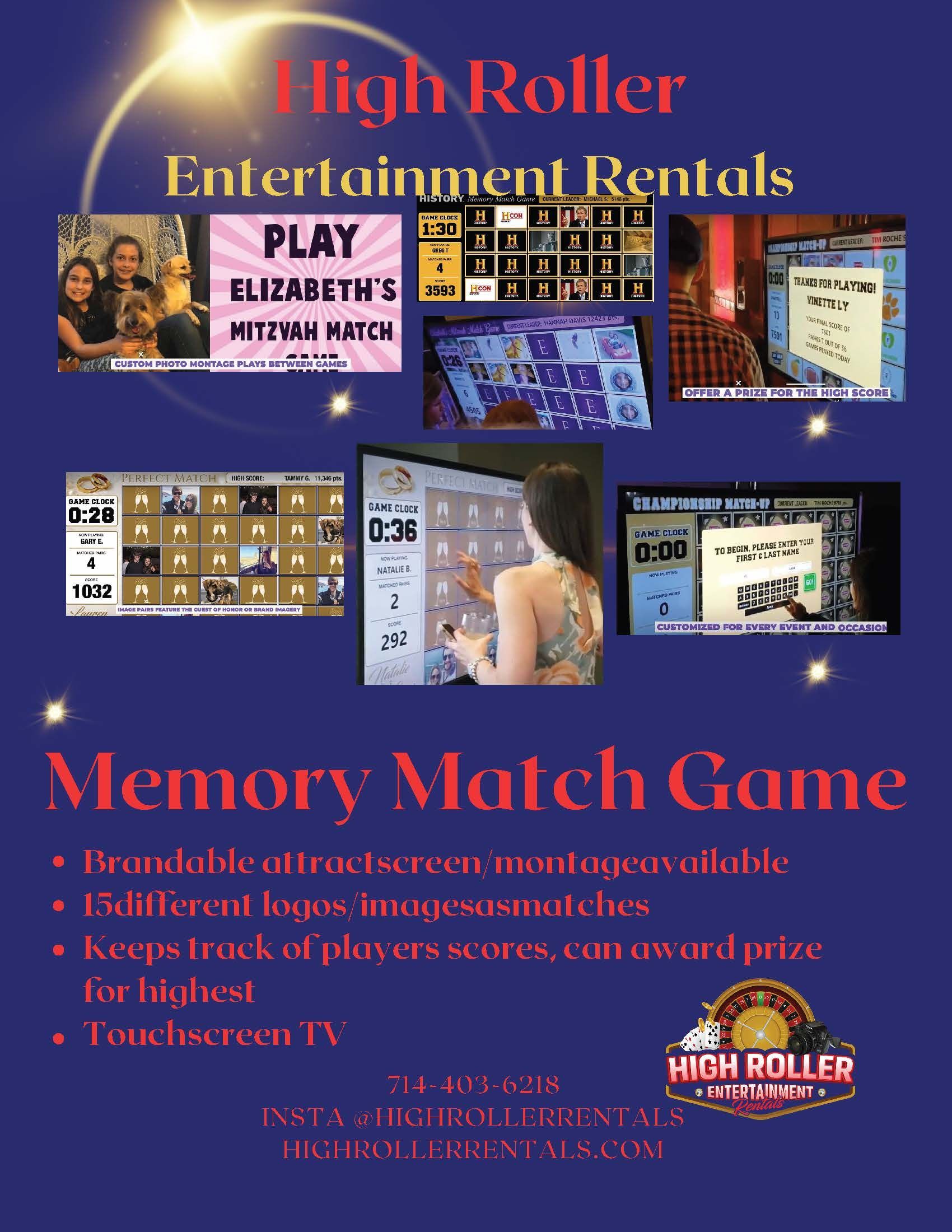 Claw machines flyer with blue background, red title, and photos of arcade prize machines.