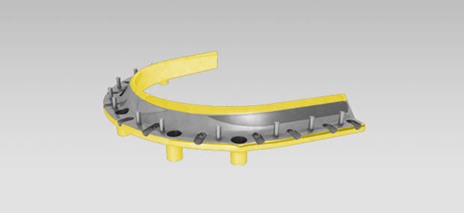Hybrid Bar with Metal Lingual & Tissue