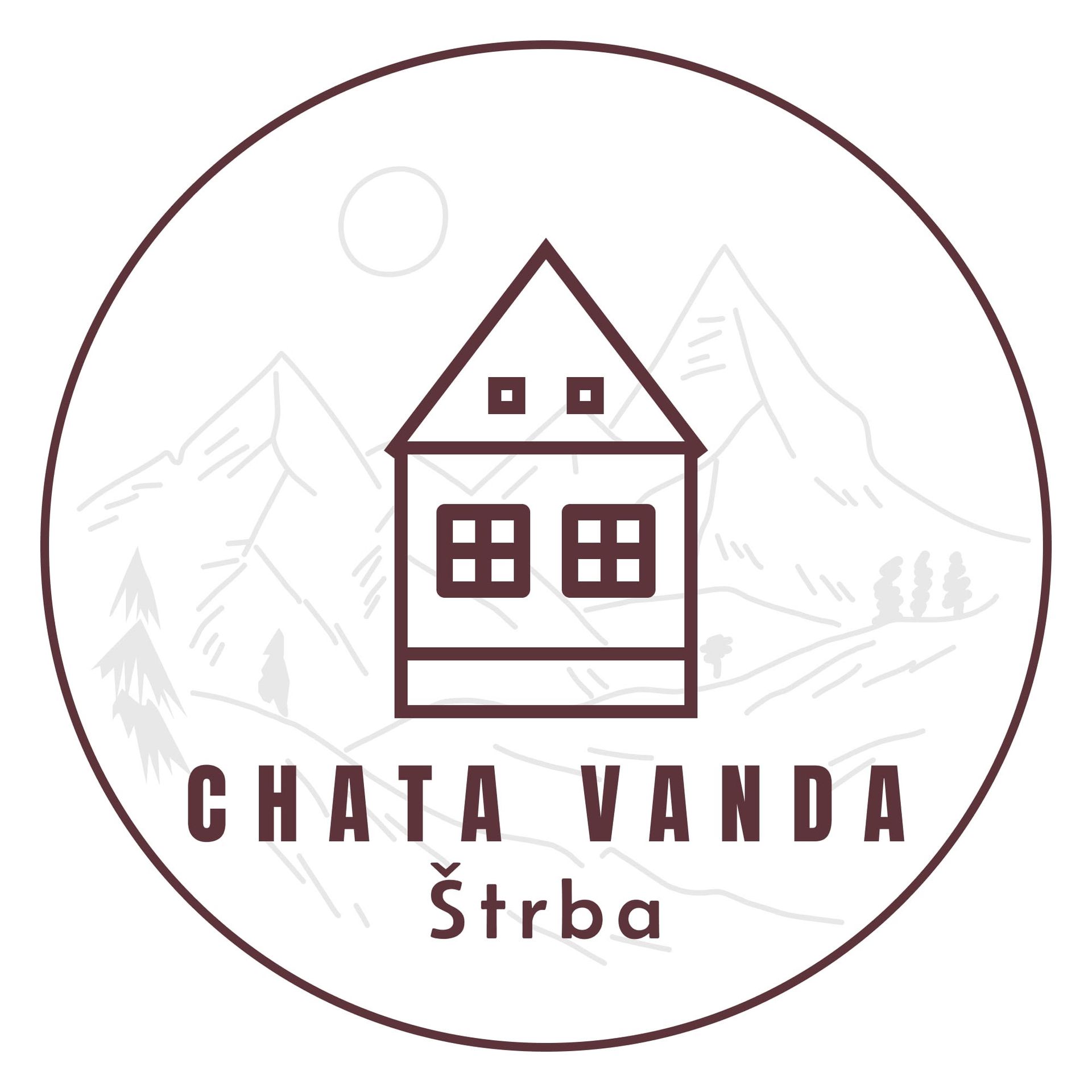Kruhov&eacute; logo pre Chatu Vanda v &Scaron;trbe