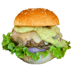 Kiwi Lamb Burger