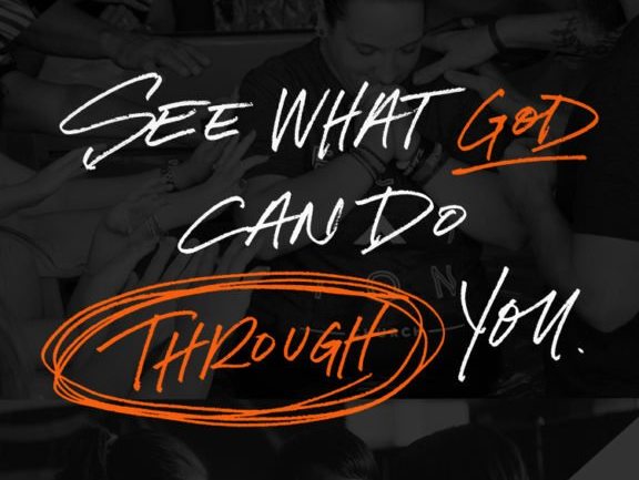A poster that says see what god can do through you