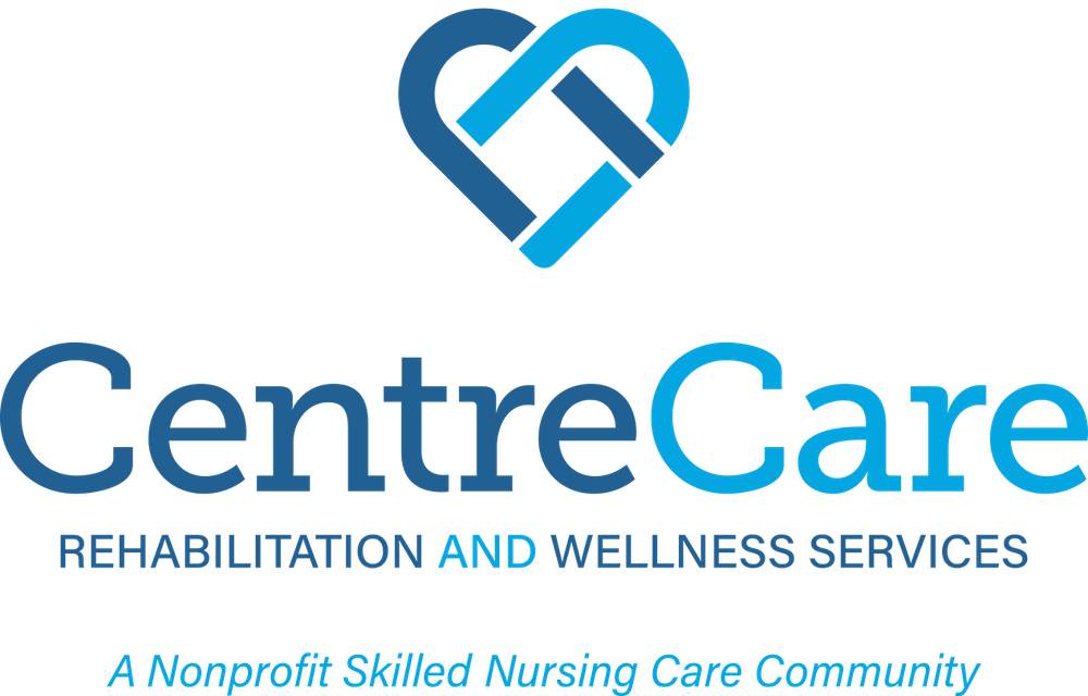 CentreCare logo with linked heart design above text,