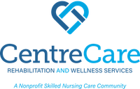 CentreCare logo with linked heart design above text,