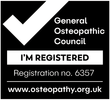General Osteopathic Council identity with registration number for Dr Mandy Banton