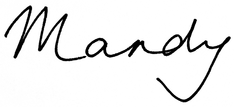 Mandy's signature