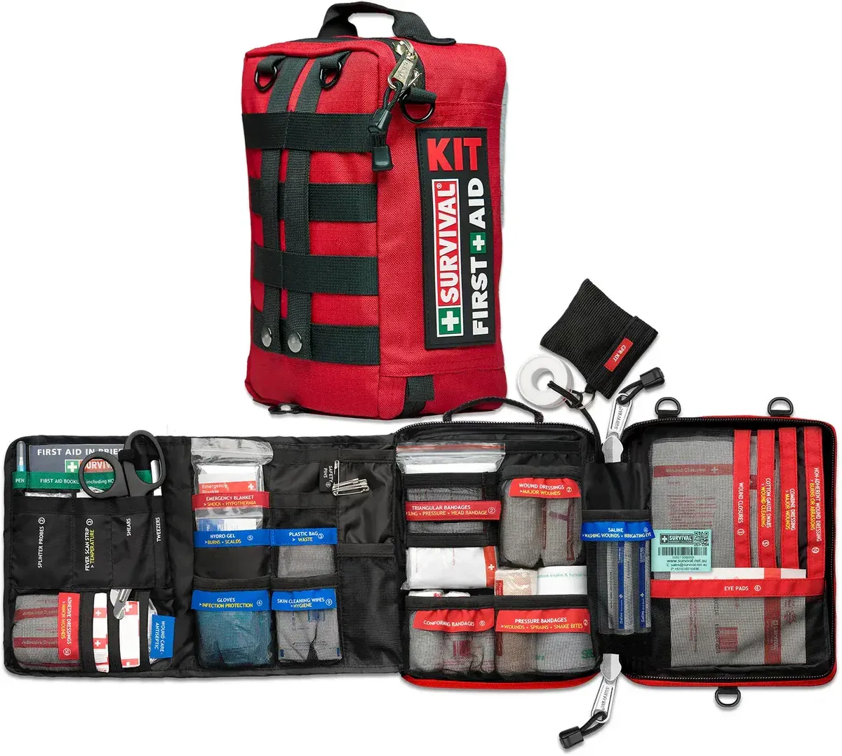 A First Aid Kit Is Displayed On A White Background — Springs Cleaning Supplies In Ciccone, NT