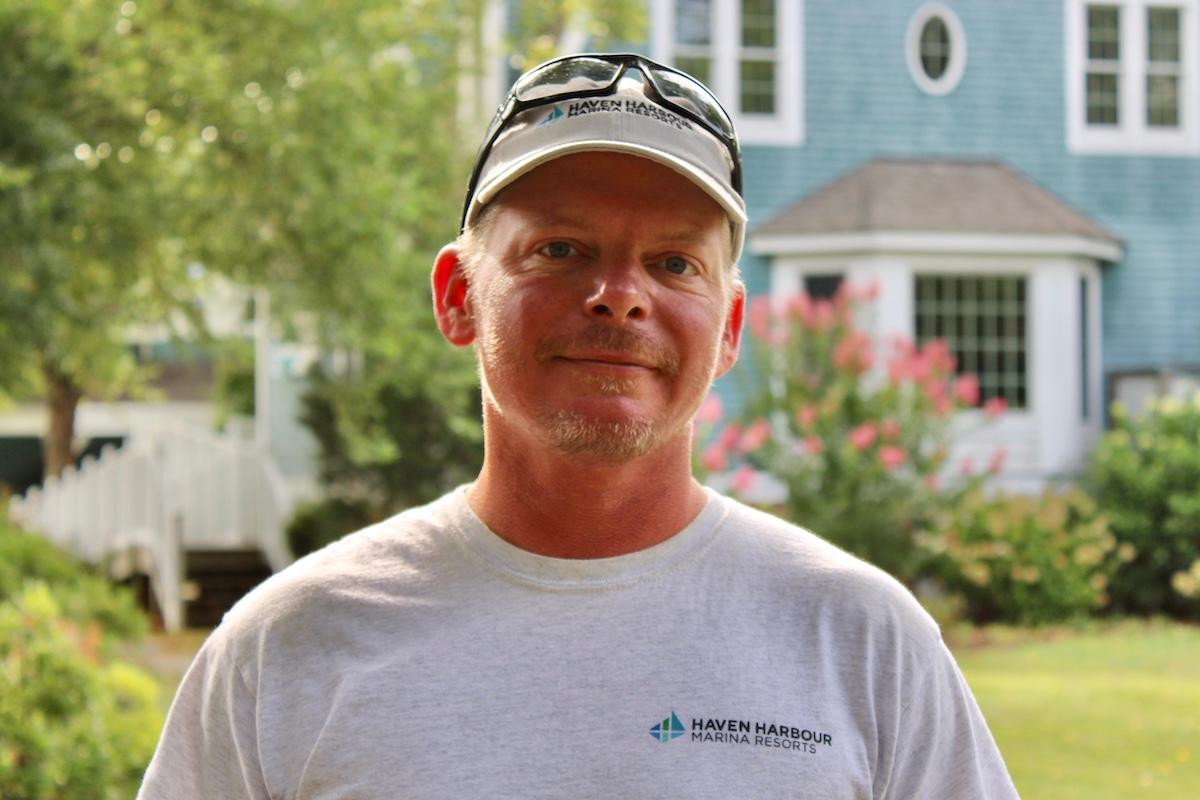 Photo of staff member face in front of window