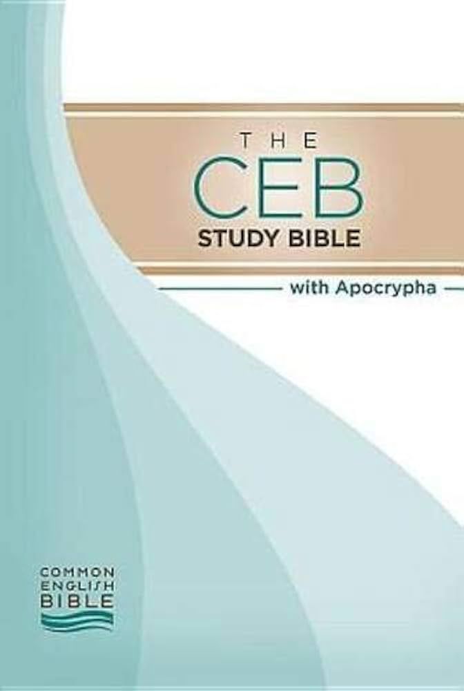 The cover of the CEB study bible with apocrypha.