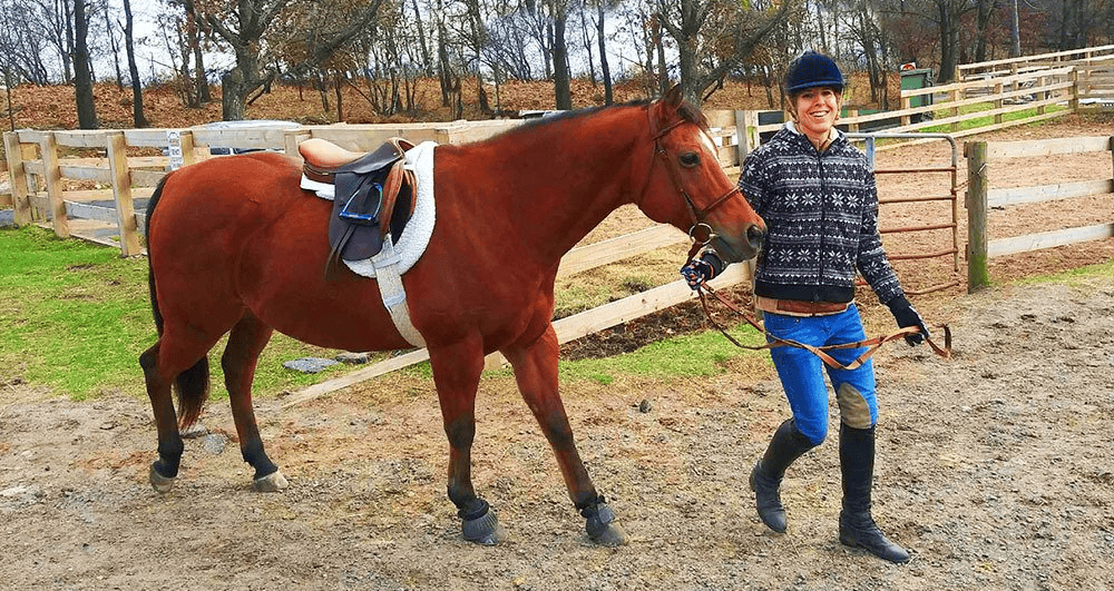 Aglaia with horse