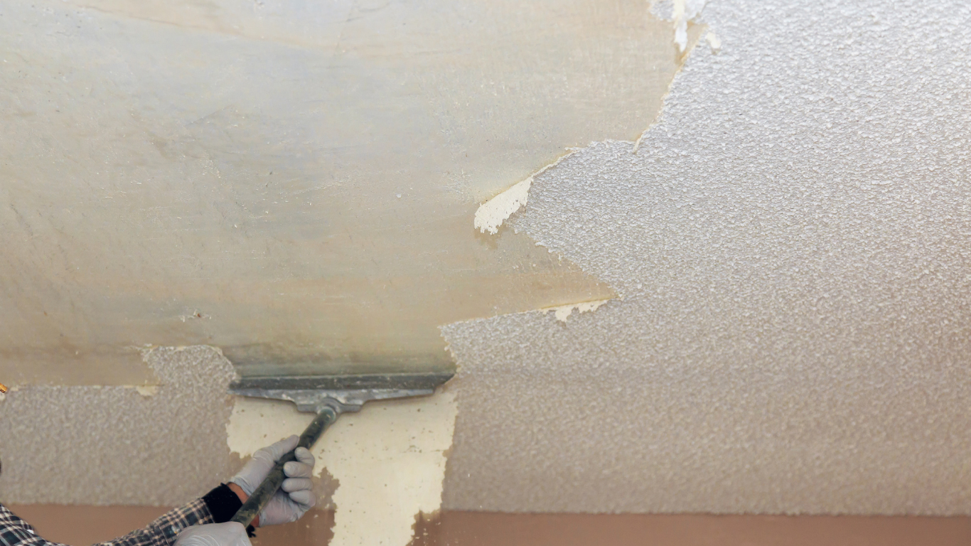 Popcorn Ceiling Removal & Texture Matching