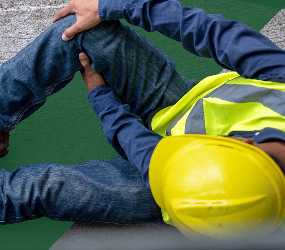 construction worker injury