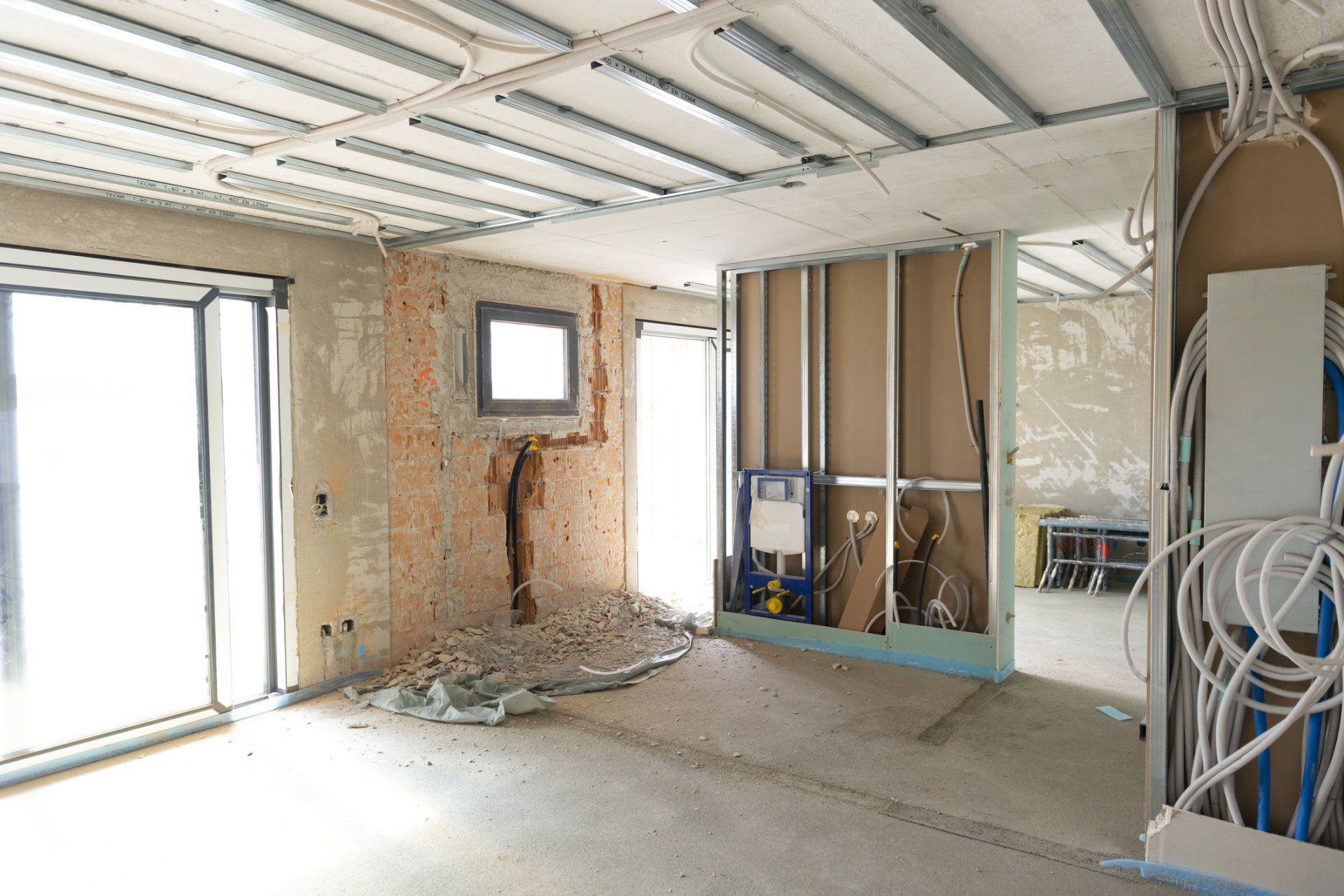Apartment renovation site