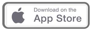 A button that says `` download on the app store '' with an apple logo.