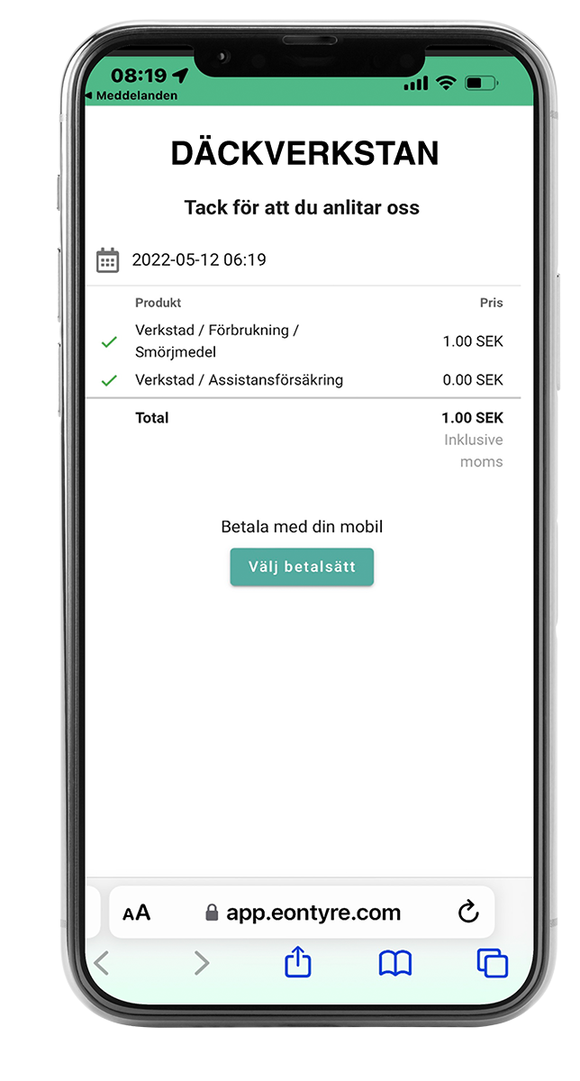 Eontyre mobilkassa