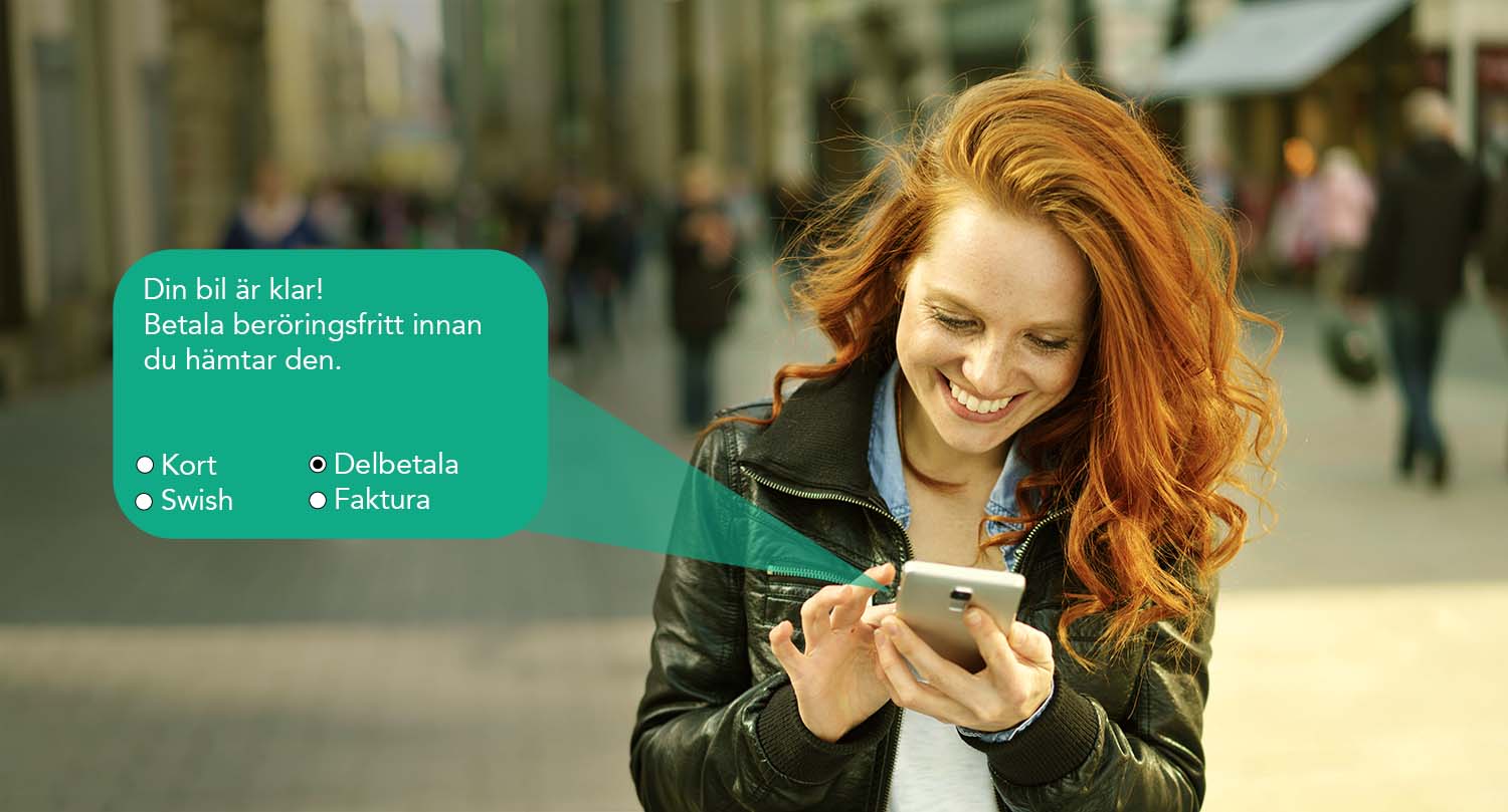 Bilvårds kund med app
