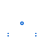 Blue icon with a target-like circle and three blue dots, possibly a logo or symbol | Know A Guy Auto Repair