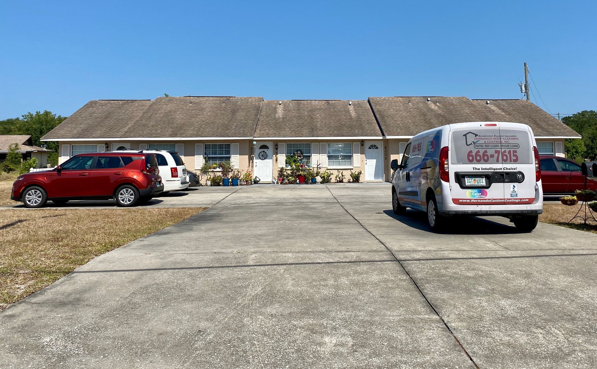 Before Pressure washing | Spring Hill, FL