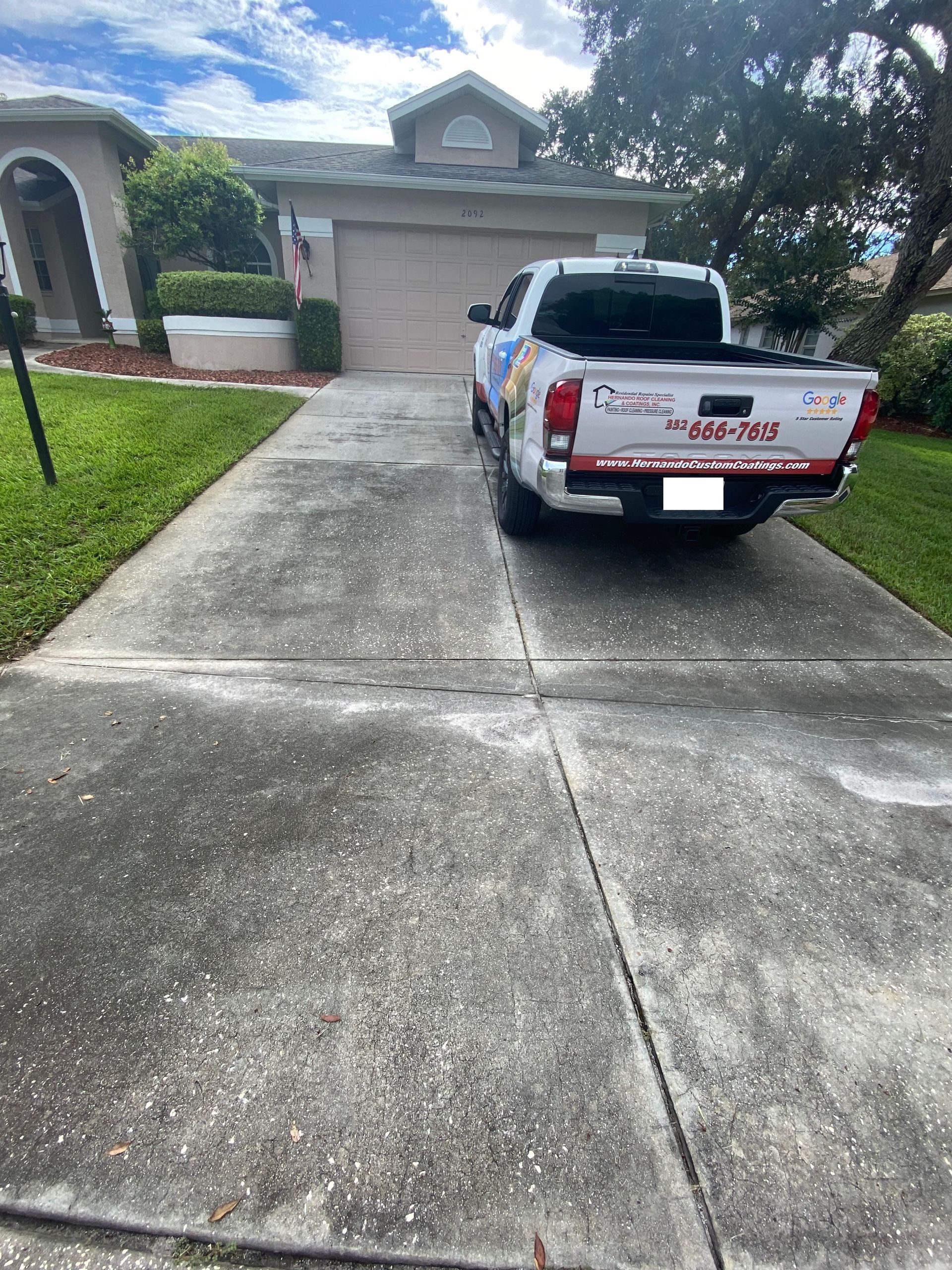 Before Pressure washing | Spring Hill, FL