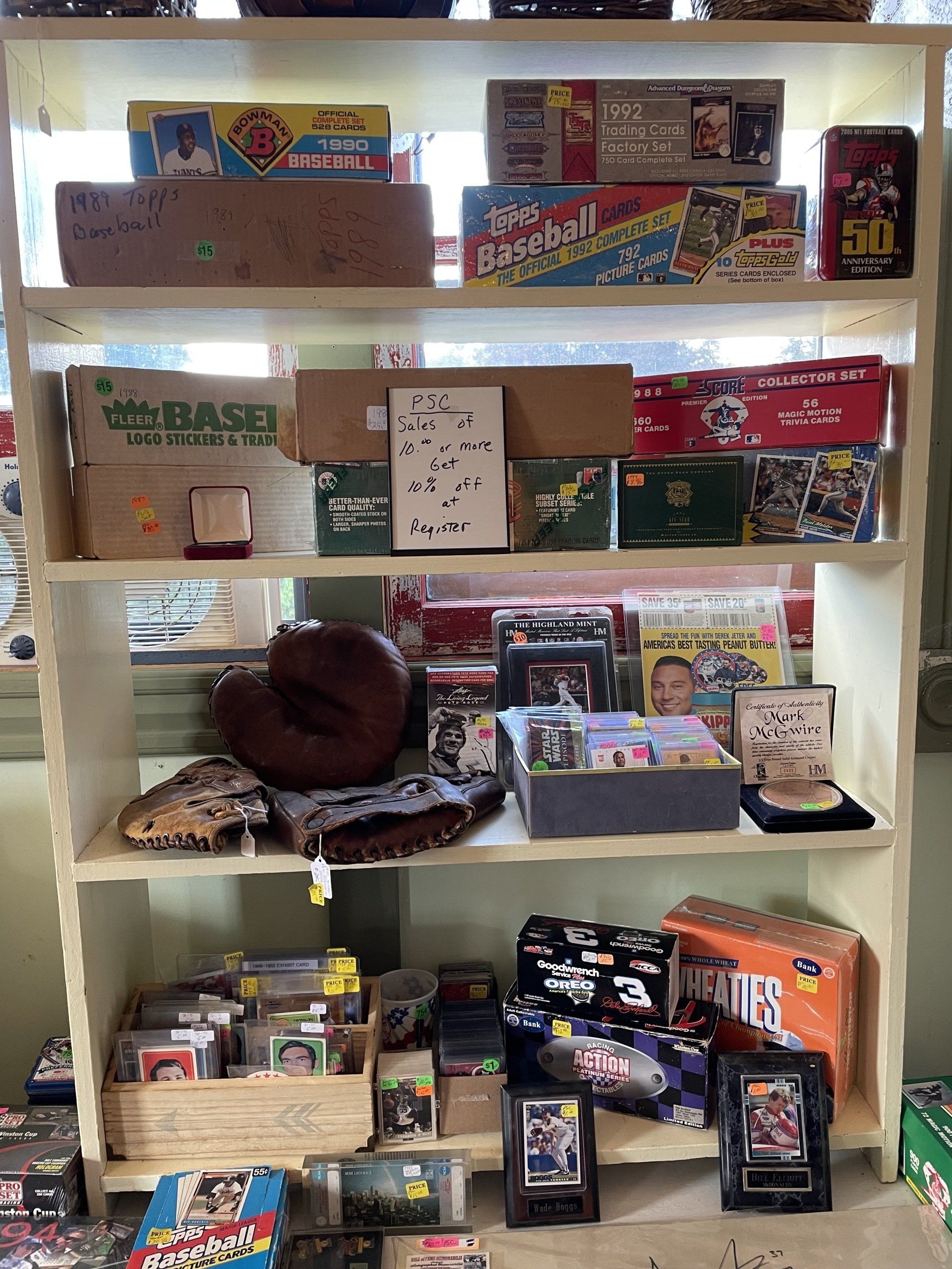 Sports Memorabilia at Victorian Rose Vintage Antiques