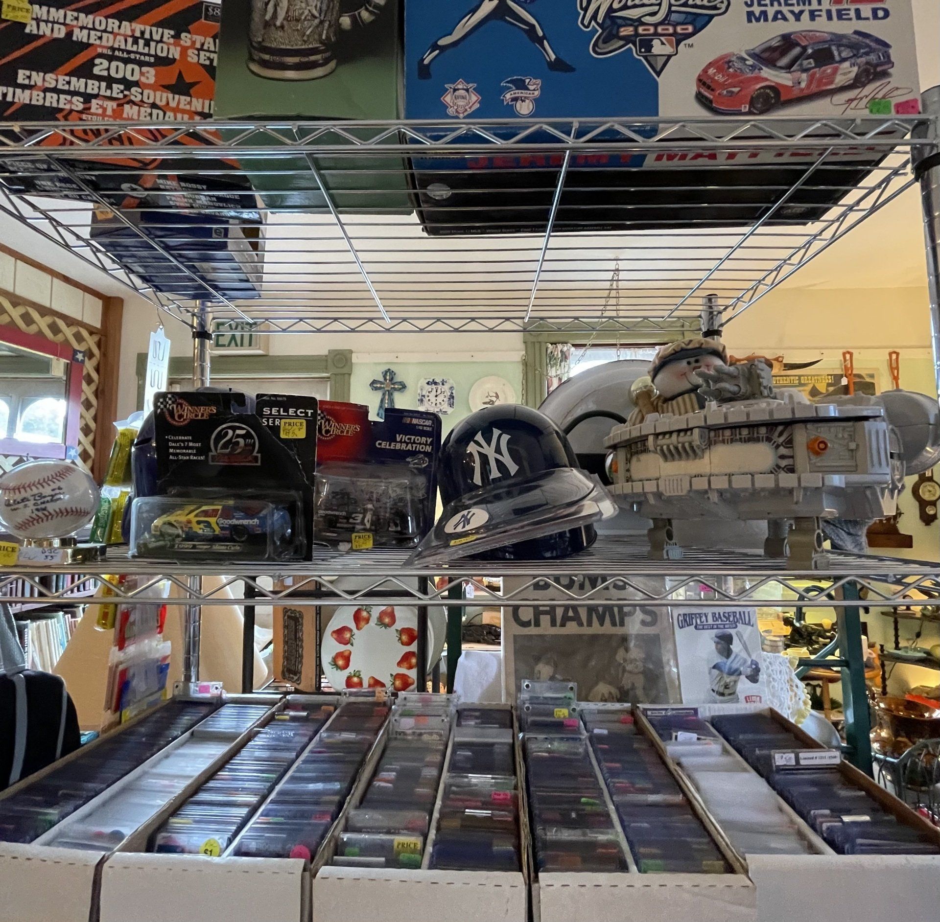 Sports Memorabilia at Victorian Rose Vintage Antiques