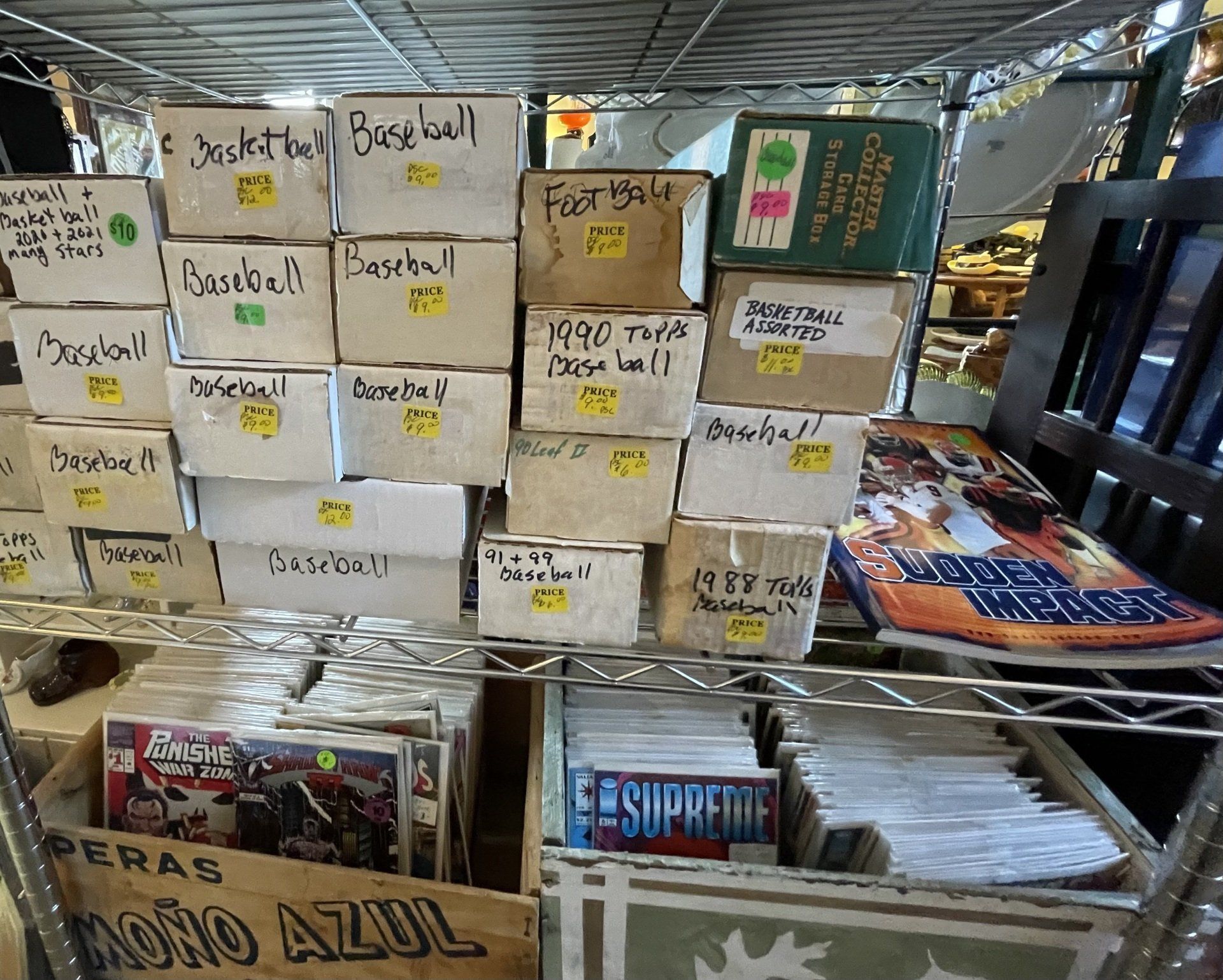 Sports Memorabilia at Victorian Rose Vintage Antiques