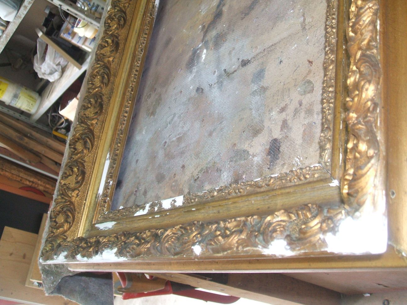 Cornice da restaurare