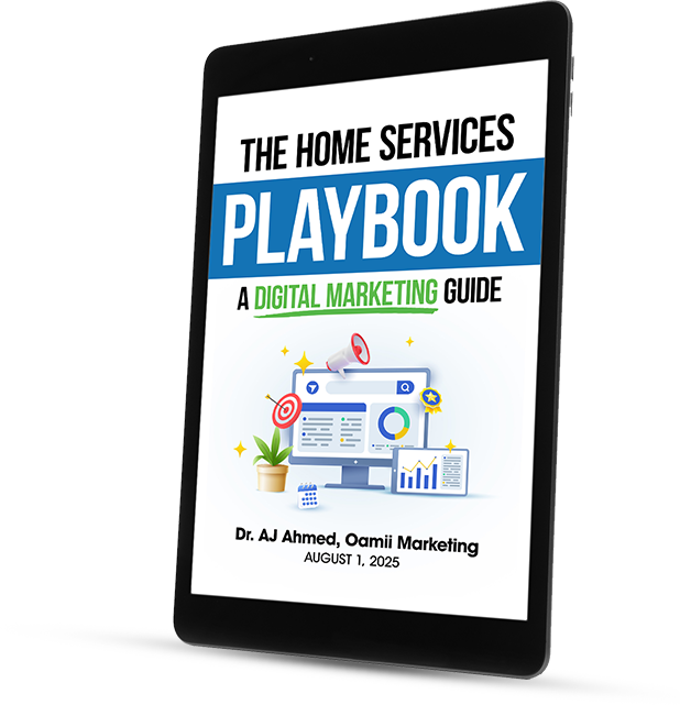 Cover of The Home Services Playbook – Digital Marketing Guide for Home Service Businesses
