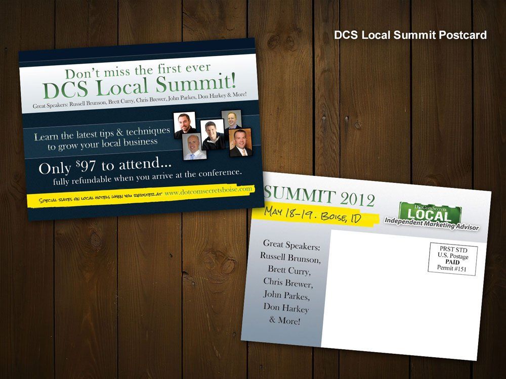 a postcard that says do n't miss the first ever dcs local summit