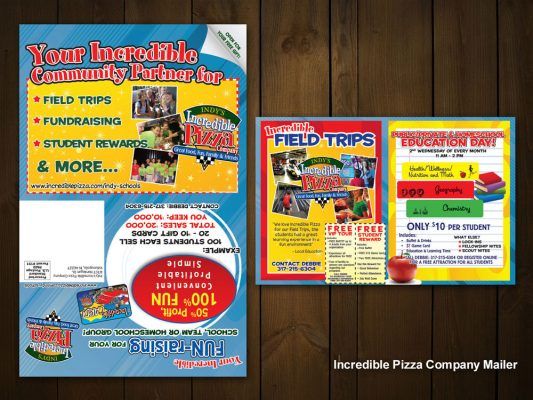 Incredible Pizza Company Mailer