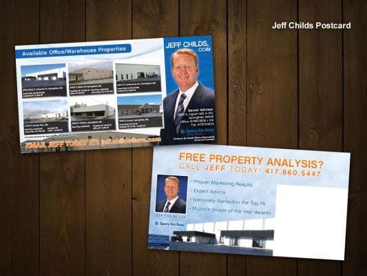 a postcard that says free property analysis on it