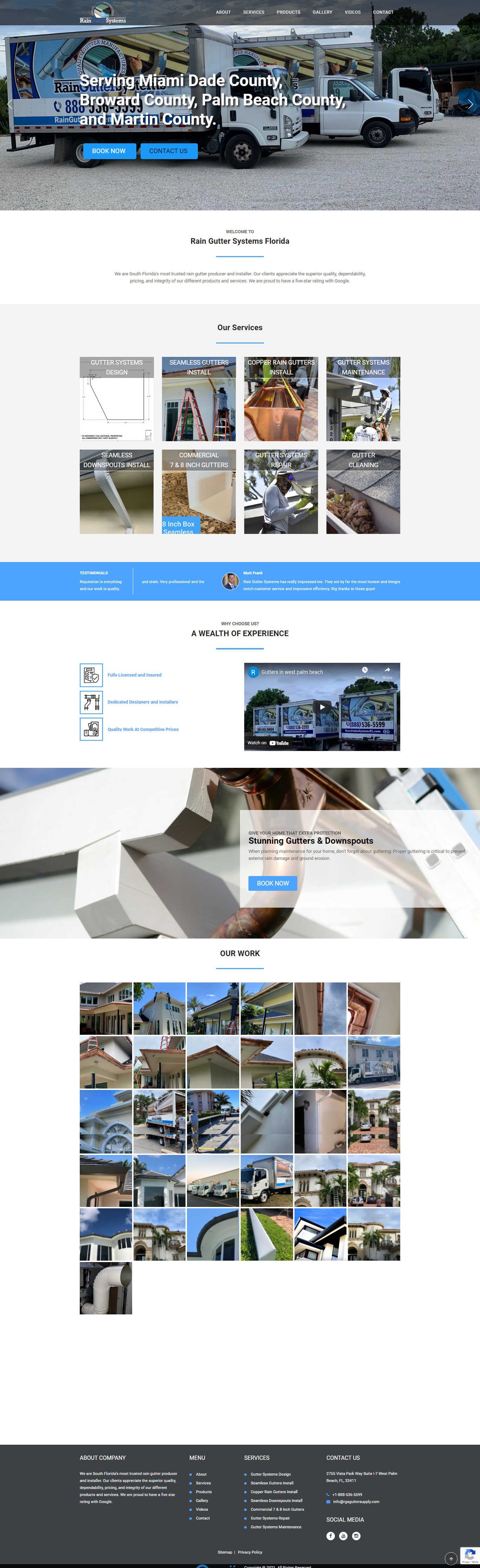 Rain Gutter Systems Florida