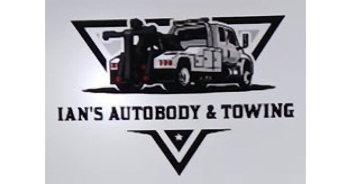 Ian's Auto Body & Towing logo