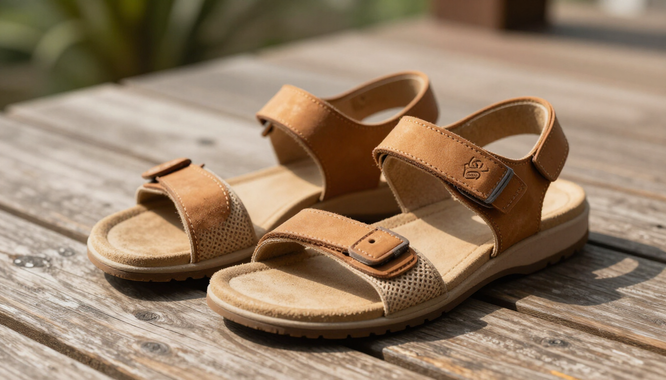 Supportive summer sandals