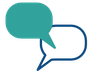 Chat Bubble Icon Nielsen Associates chat bubble icon