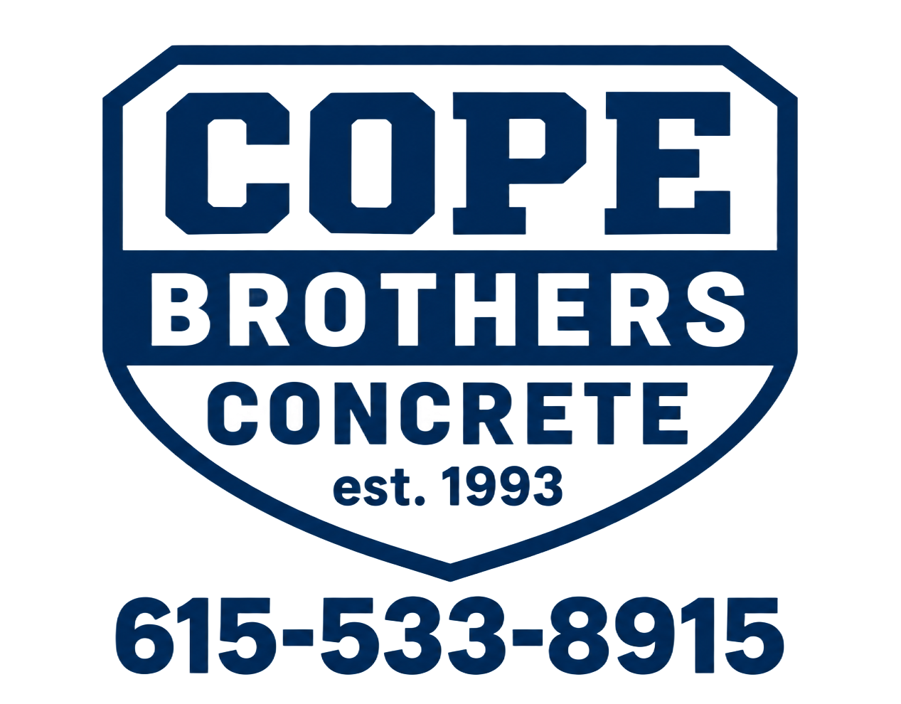 Cope Brothers Inc. Concrete Contractor in Springfield, Tennessee Logo