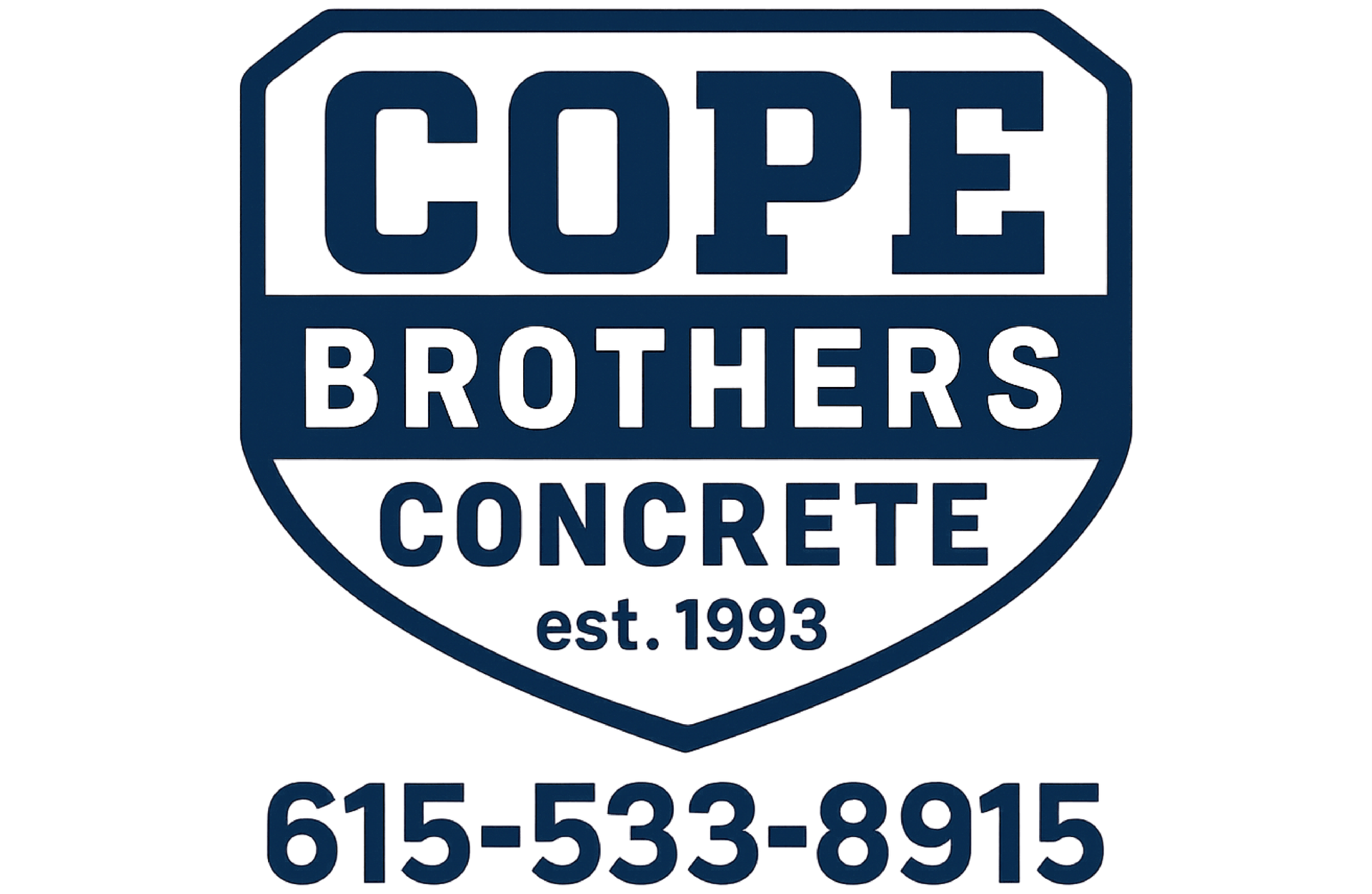 Cope Brothers Inc. Concrete Contractor in Springfield, Tennessee Logo