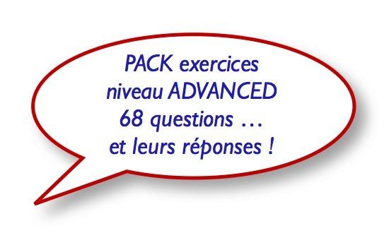cliquez pour les détails Pack anglais niveau ADVANCED