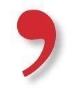 symbole virgule pour qualité de correction de textes
