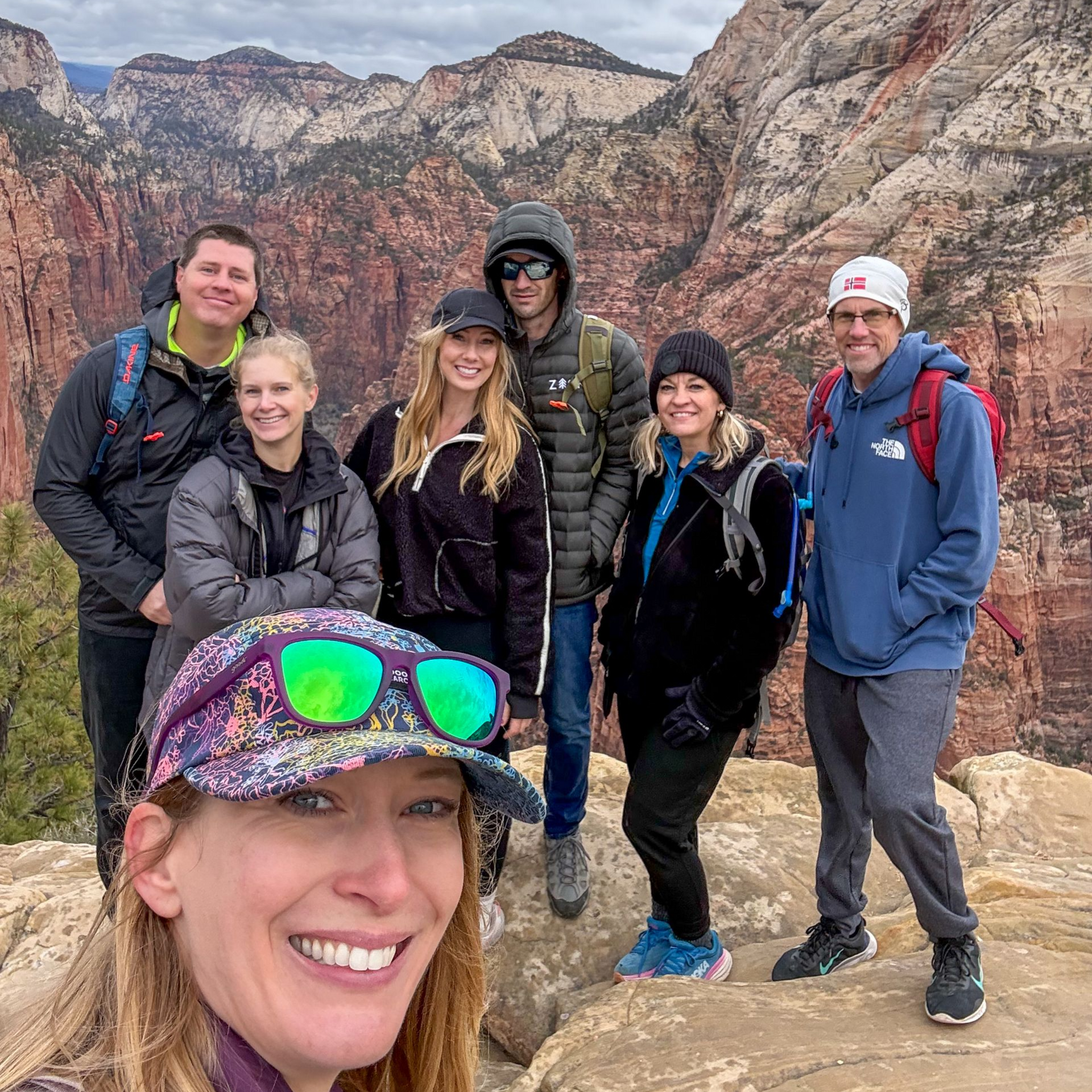 Angels Landing Tour Group Zion National Park