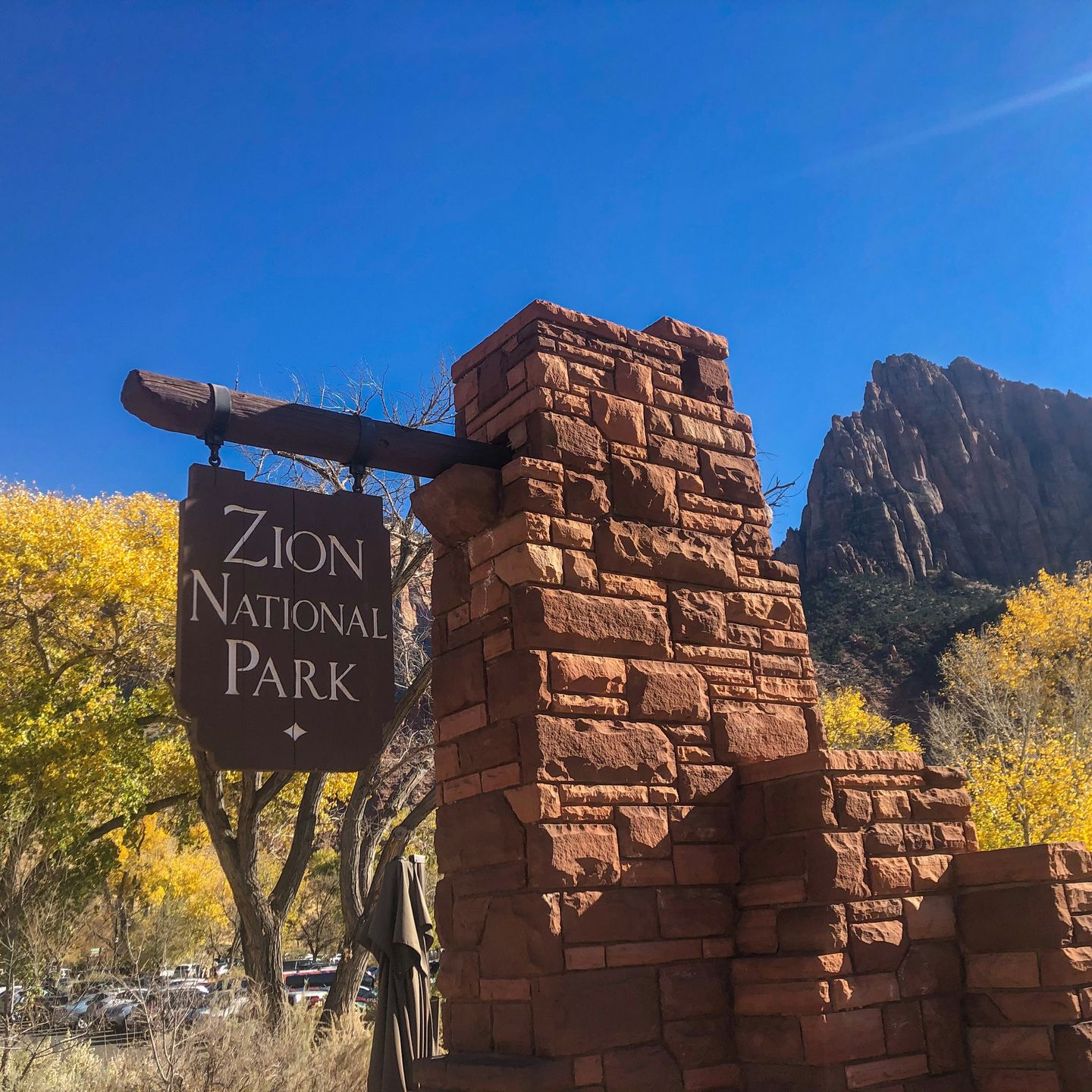 Zion Entry Sign Zion National Park Tours