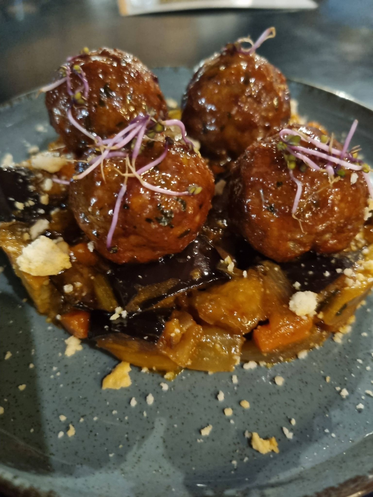 polpette di pesce su verdure di Rabaja, La Bottiglieria di Legnano