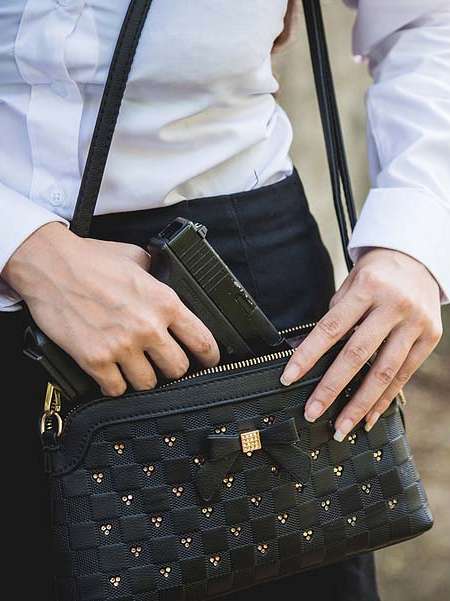 Gun Inside The Bag