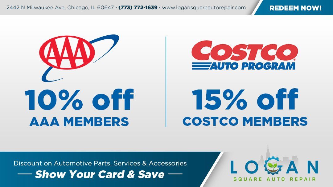 AAA & Costco Members Discount