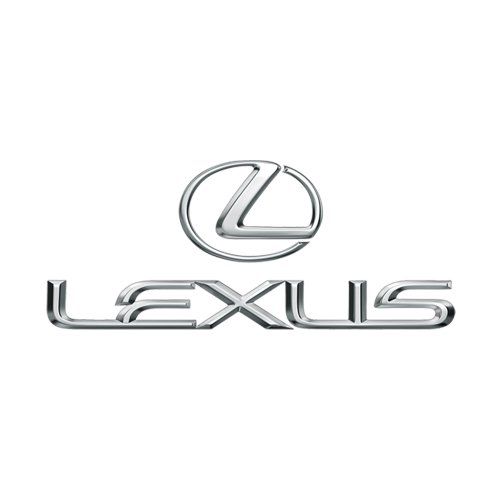 The lexus logo is on a white background.