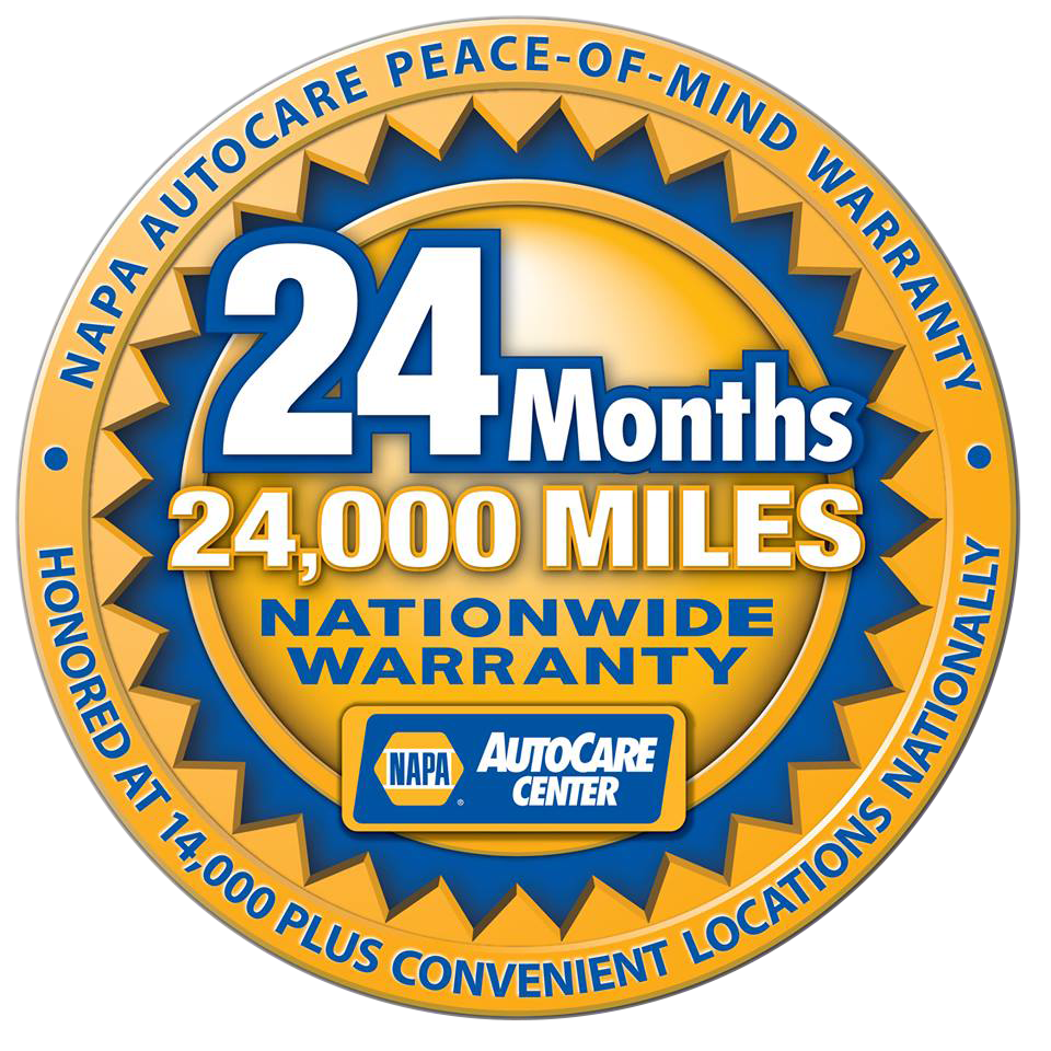 NAPA AUTOCARE PEACE OF MIND NATIONWIDE LIMITED REPAIR WARRANTY 24 MONTHS / 24,000 MILES NAPA AUTOCARE PEACE OF MIND NATIONWIDE LIMITED REPAIR WARRANTY 24 MONTHS / 24,000 MILES