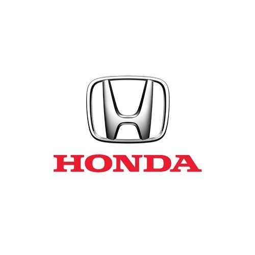 The honda logo is on a white background.
